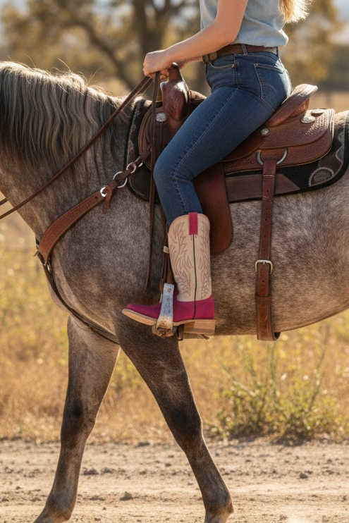 Suede Cowboy Boots