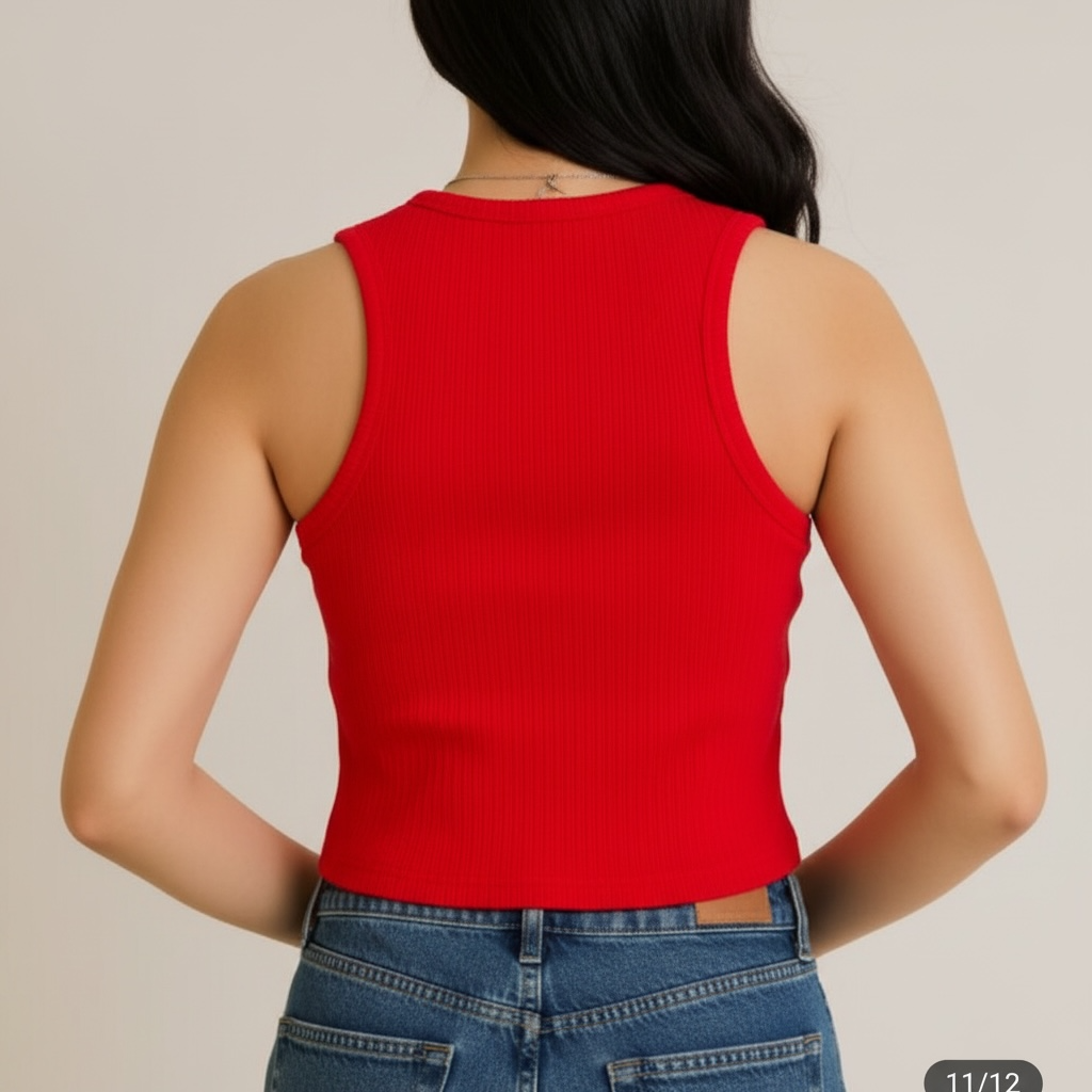 Feeling Lucky rib tank top