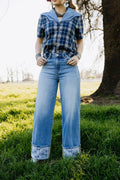 Rowdy Rose Cuff Jeans